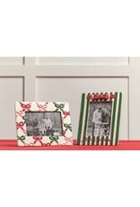 GREEN STRIPE CERAMIC BOW FRAME