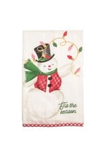 PRINTED SNOWMAN TOWEL
