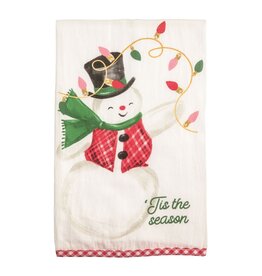 PRINTED SNOWMAN TOWEL