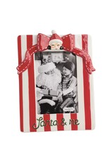 SANTA AND ME CERAMIC BOW FRAME