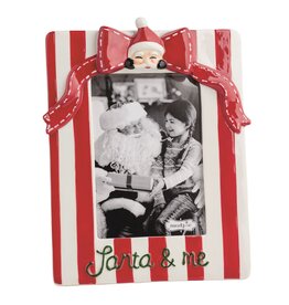 SANTA AND ME CERAMIC BOW FRAME