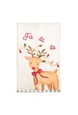 PRINTED REINDEER TOWEL