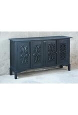 CAB1246 Glazed Credenza 4GD 60x13.3x35"H