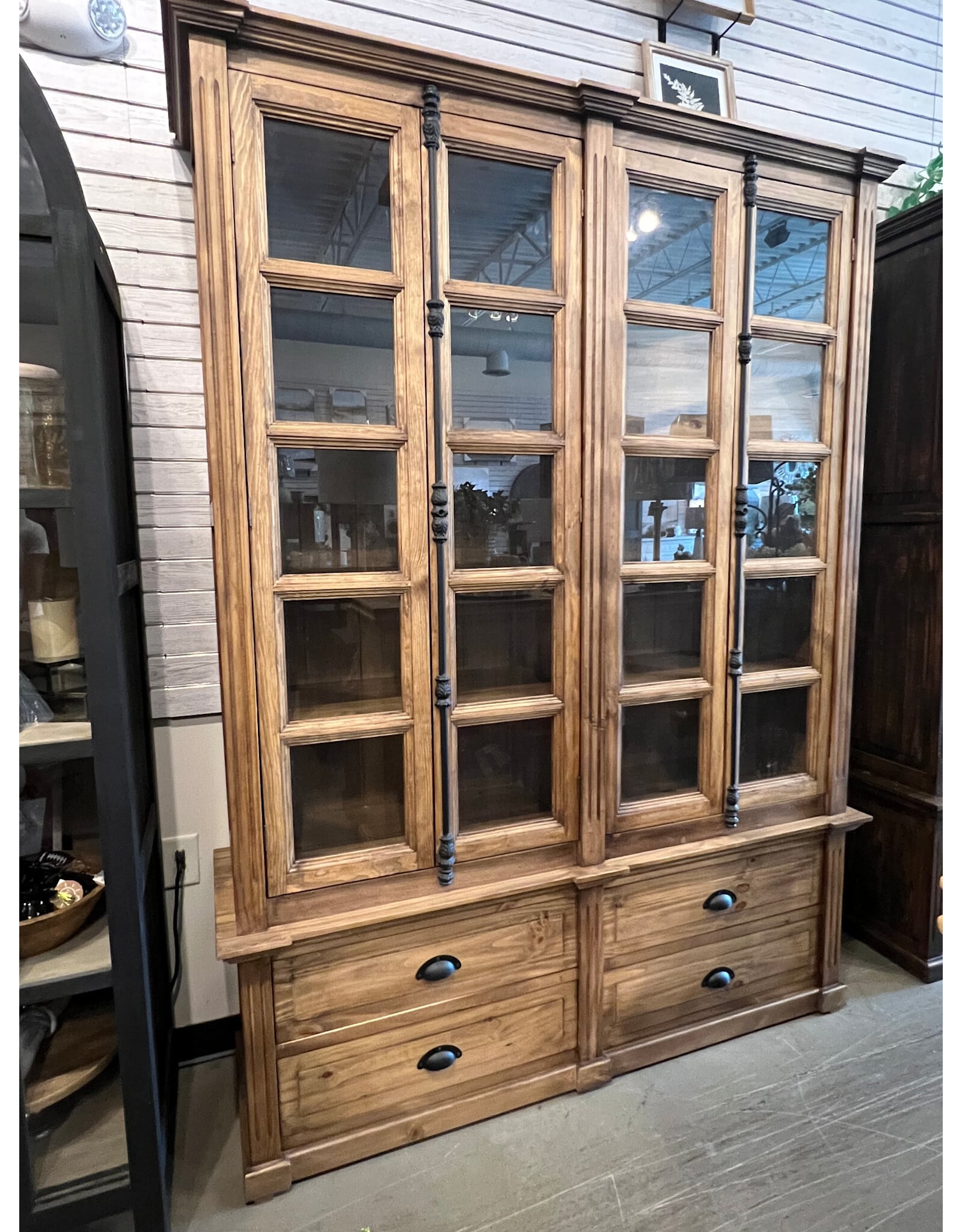 LIB 14 HARTFORD CURIO (COMBO) 67 x 19 x 88