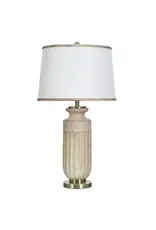 KHL336148 CHOCTOW CREAM | Cast Resin & Steel Table Lamp