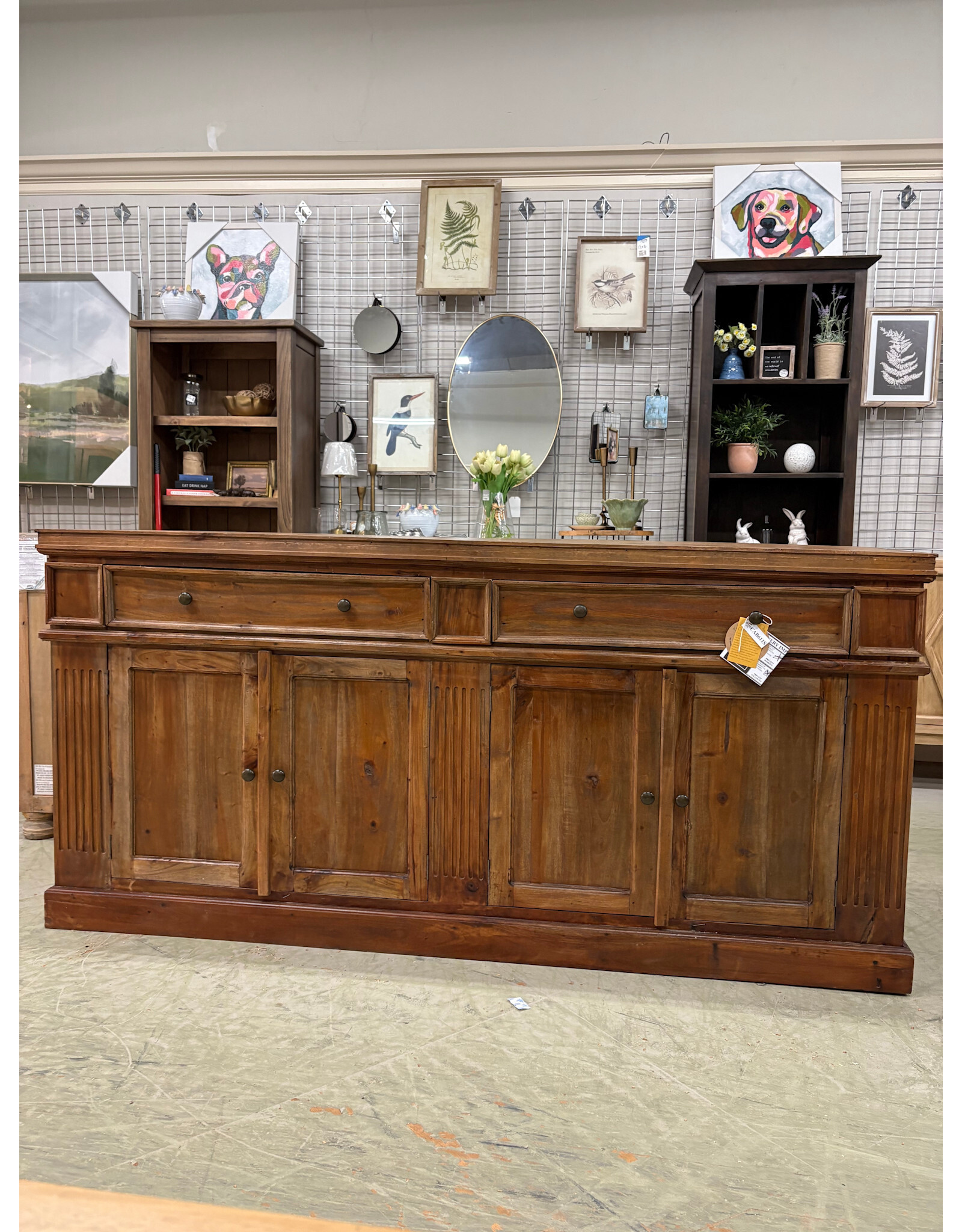CAB611 Alexander side board 82.2x22x39"H