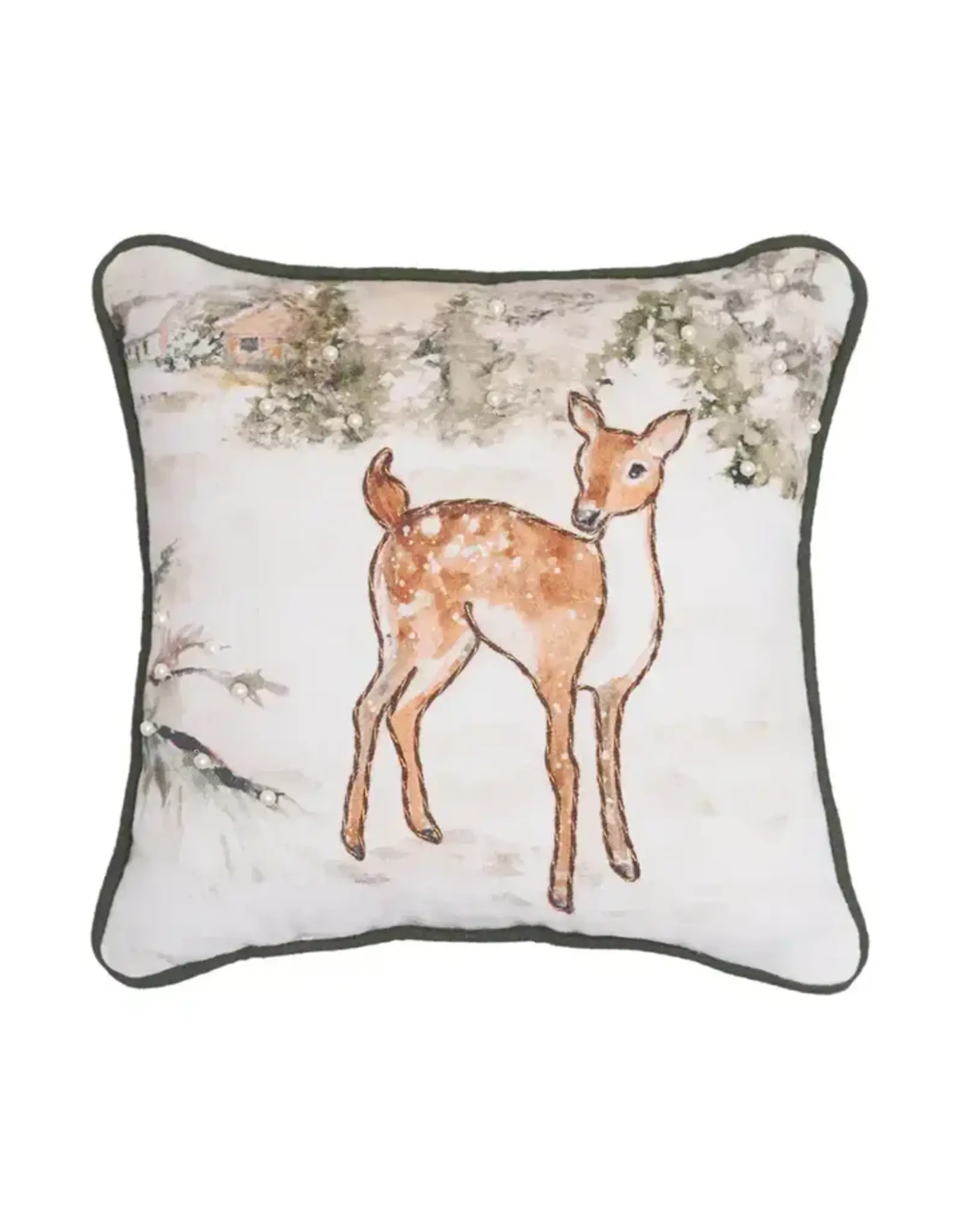 Woodland Deer Pillow C812152678B