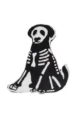 Dog SkeletonShaped Hooked Pillow