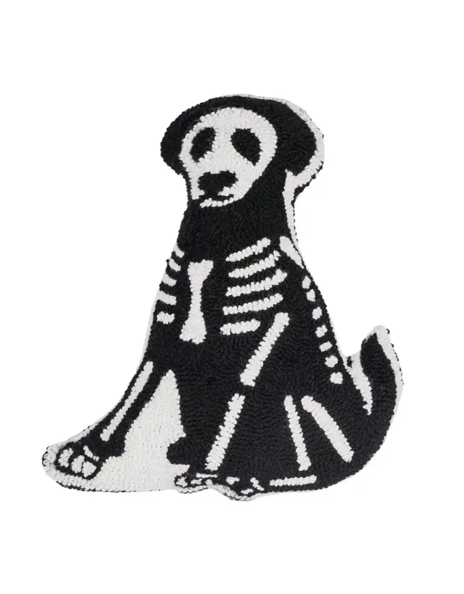 Dog SkeletonShaped Hooked Pillow