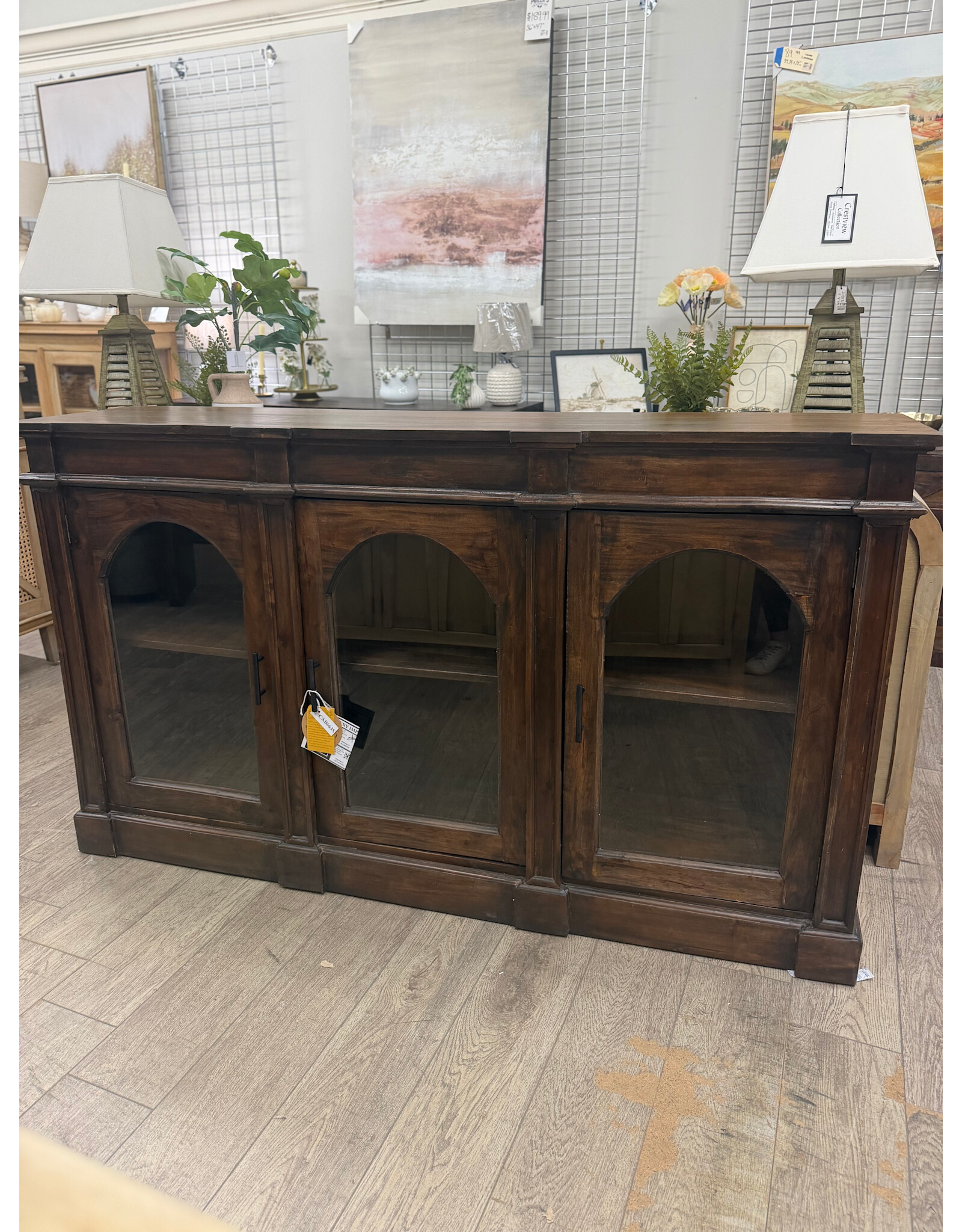 CAB663 Kingman Credenza 3GD 69.2x16.1x40.1"H