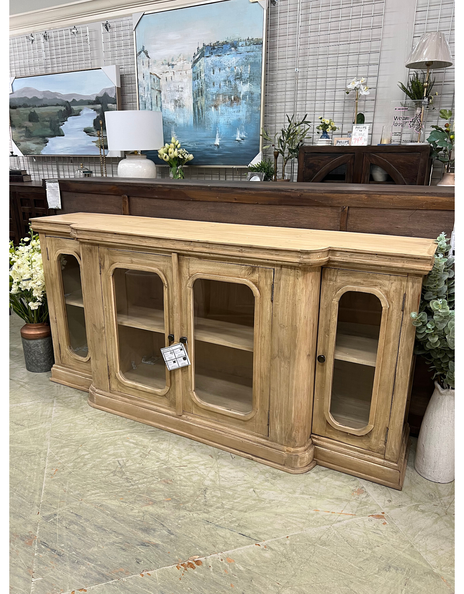 CAB616 Cambridge Credenza 76x18.1x37"H