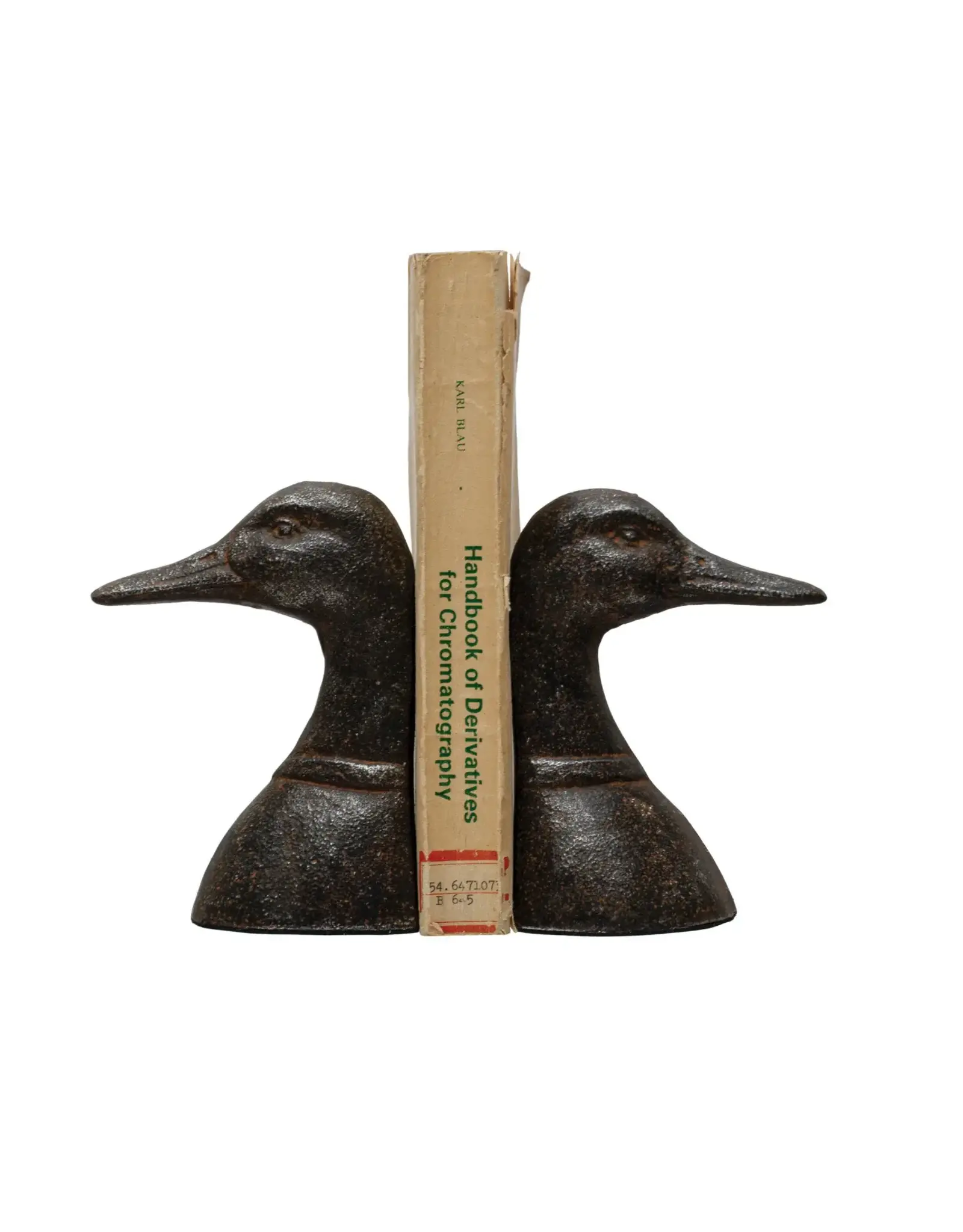 DF7795 4-1/4"L x 3"W x 5-3/4"H Cast Iron Duck Bookend (Each)
