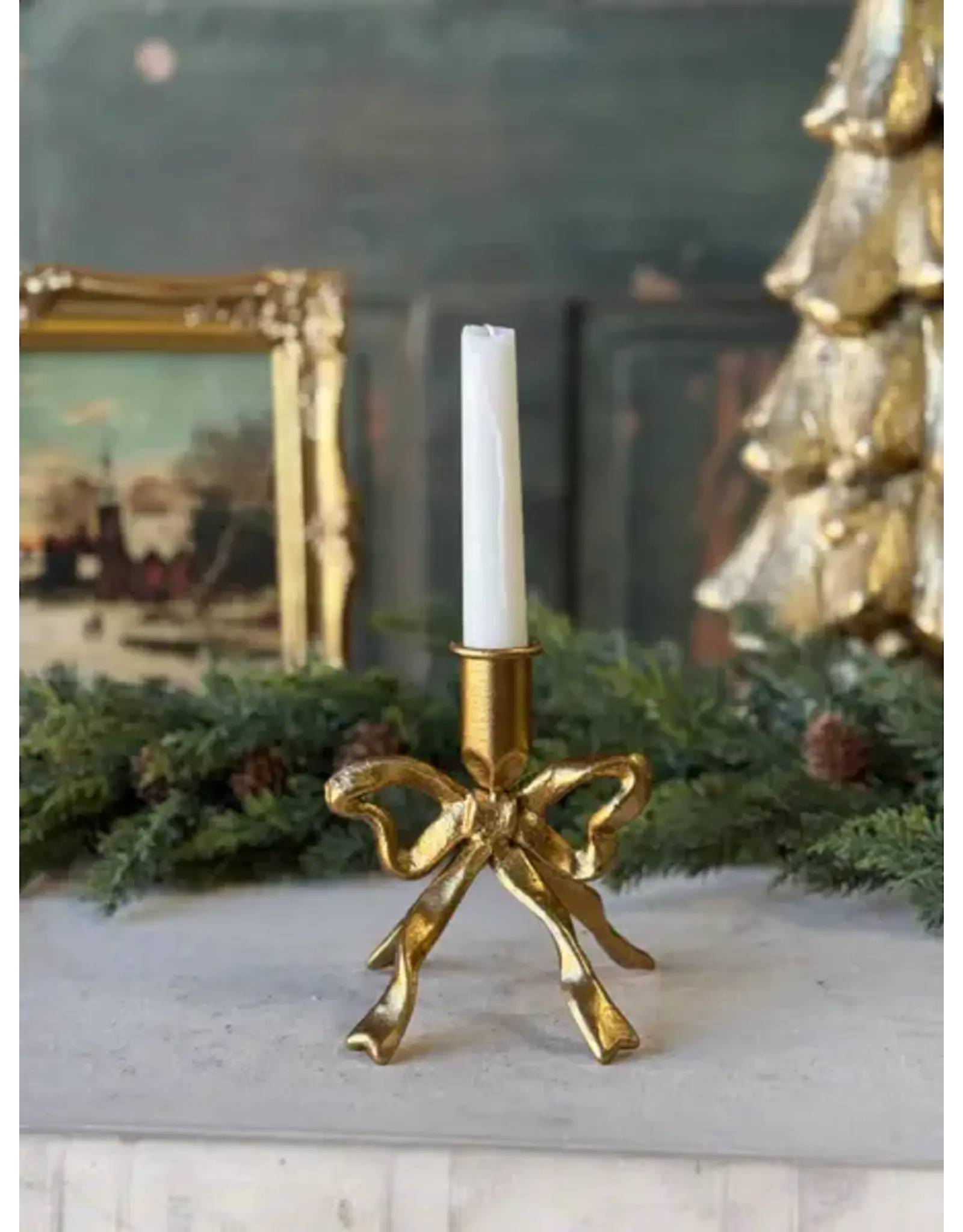 XEW5179 Gilded Knot Taper Holder