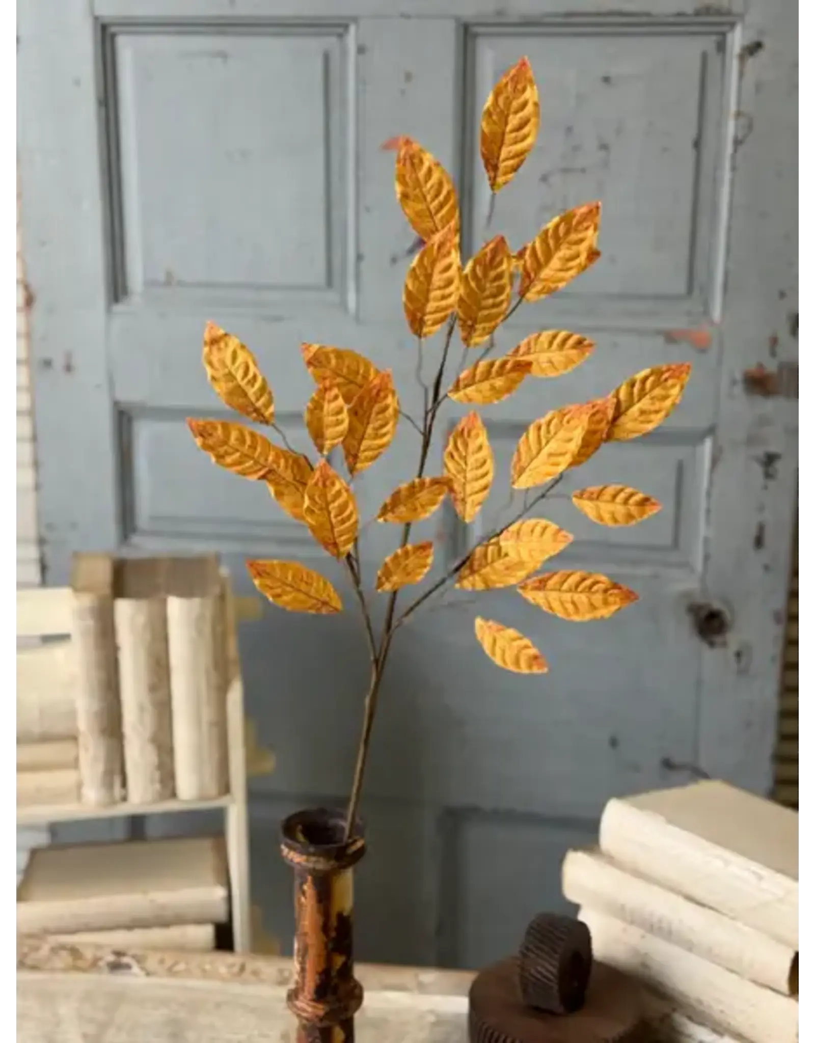 YL2028 33" Foraged & Found Leaves | Yellow