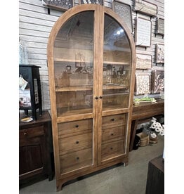 VIT 251 MITCHELL CURVED DISPLAY CABINET