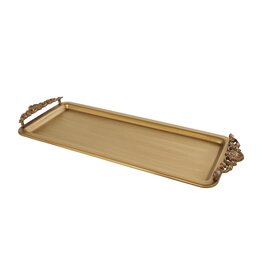 30132 Tray with Antique Scrolled Handles, 24" x 9" x 2"