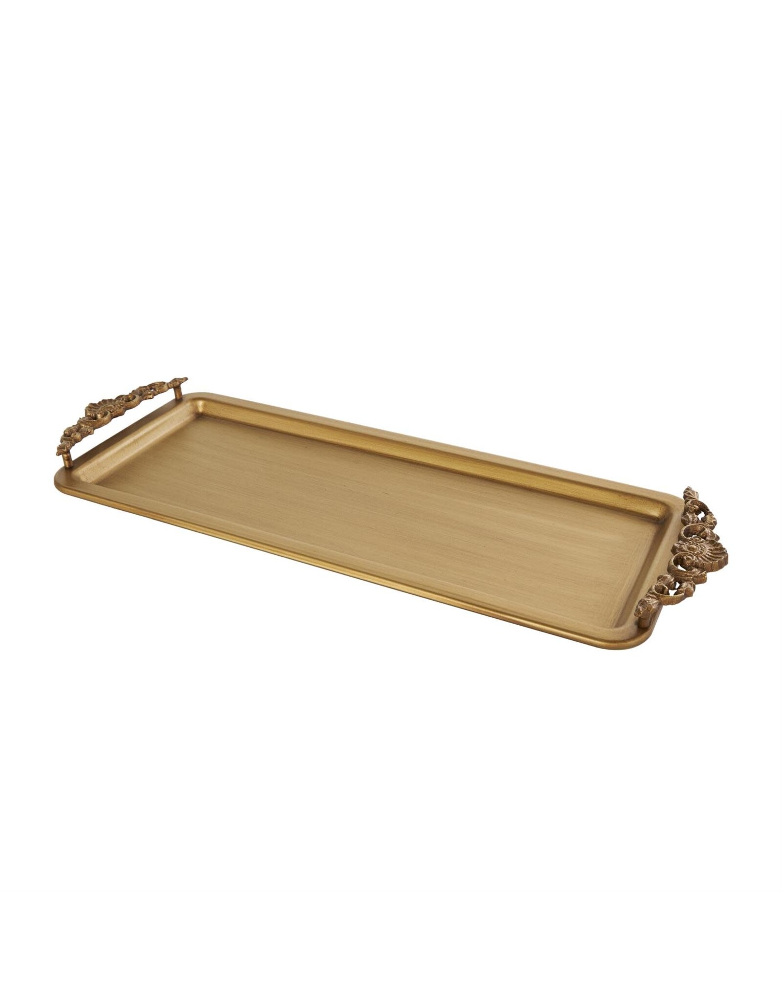 30132 Tray with Antique Scrolled Handles, 24" x 9" x 2"