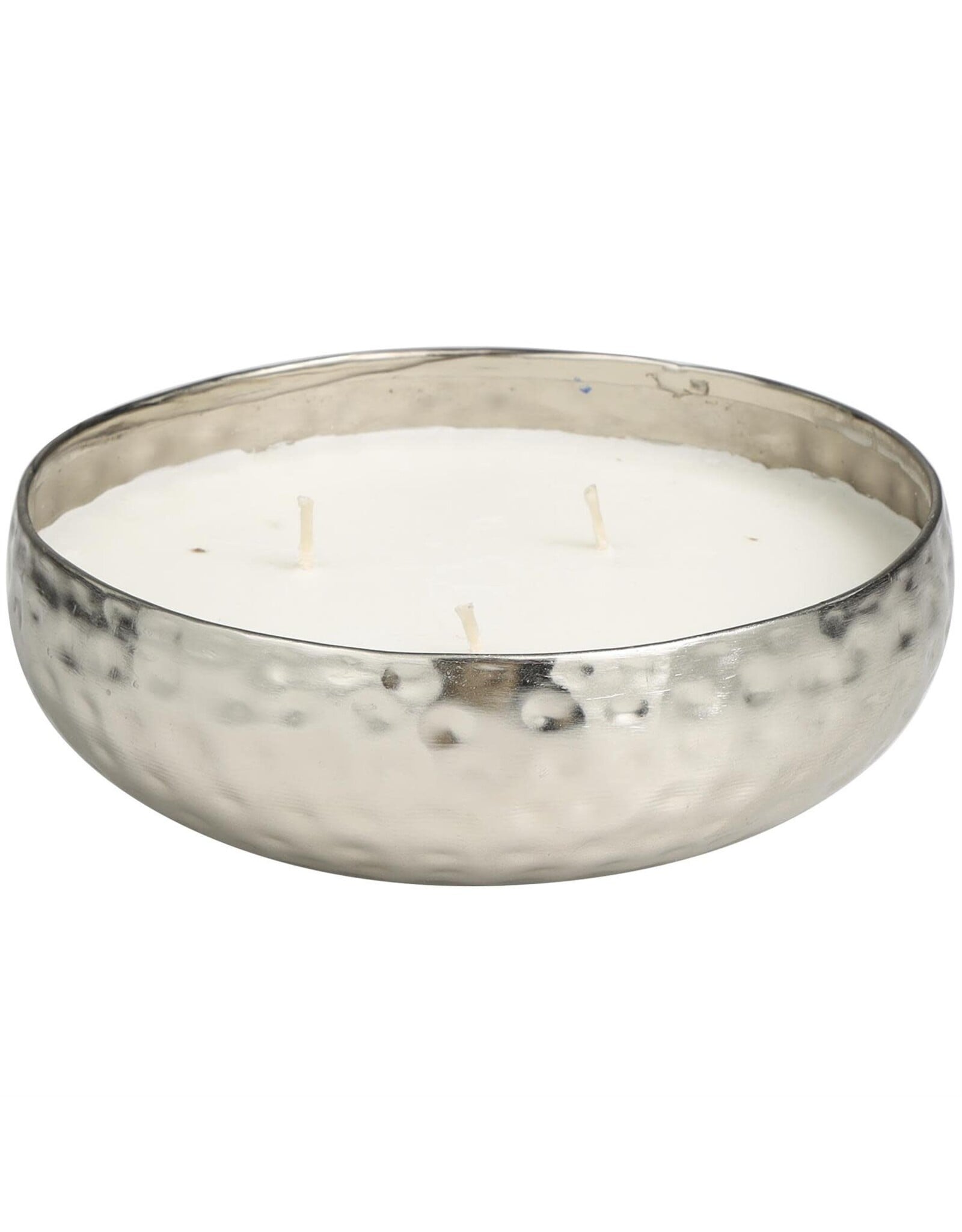60549 Silver 20oz Bowl Candle - white sage