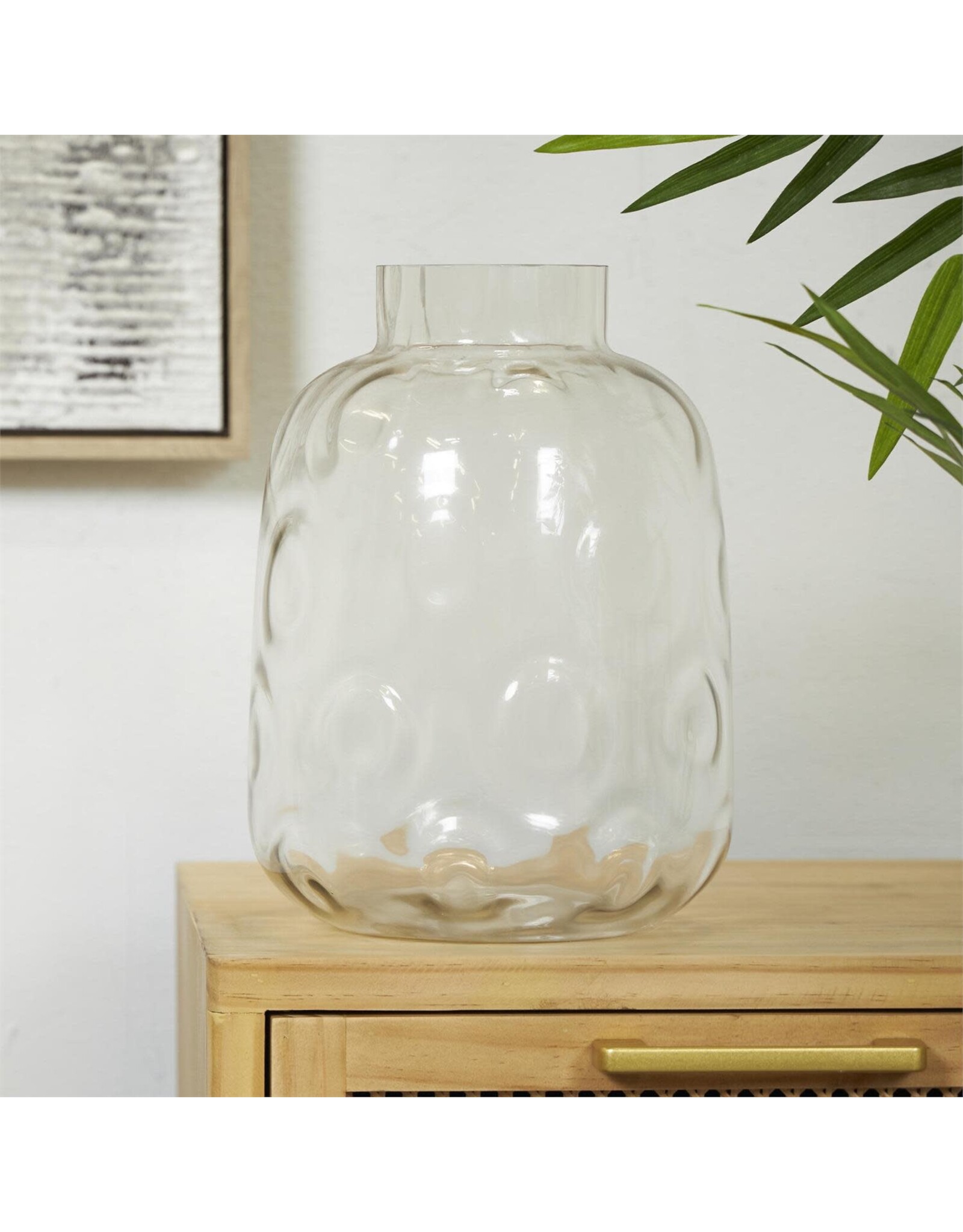 GLASS VASE 8"W, 11"H 99836