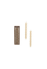 XS6924 S/2 10"H Dot Taper Candle
