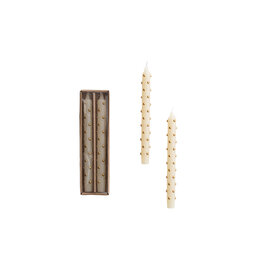XS6924 S/2 10"H Dot Taper Candle