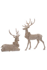 Resin Large Golden Deer 2 Asst