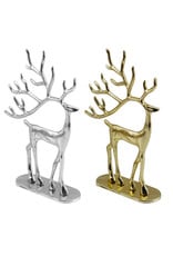 Lg Mtl Gold/Silver Deer 2 Asst
