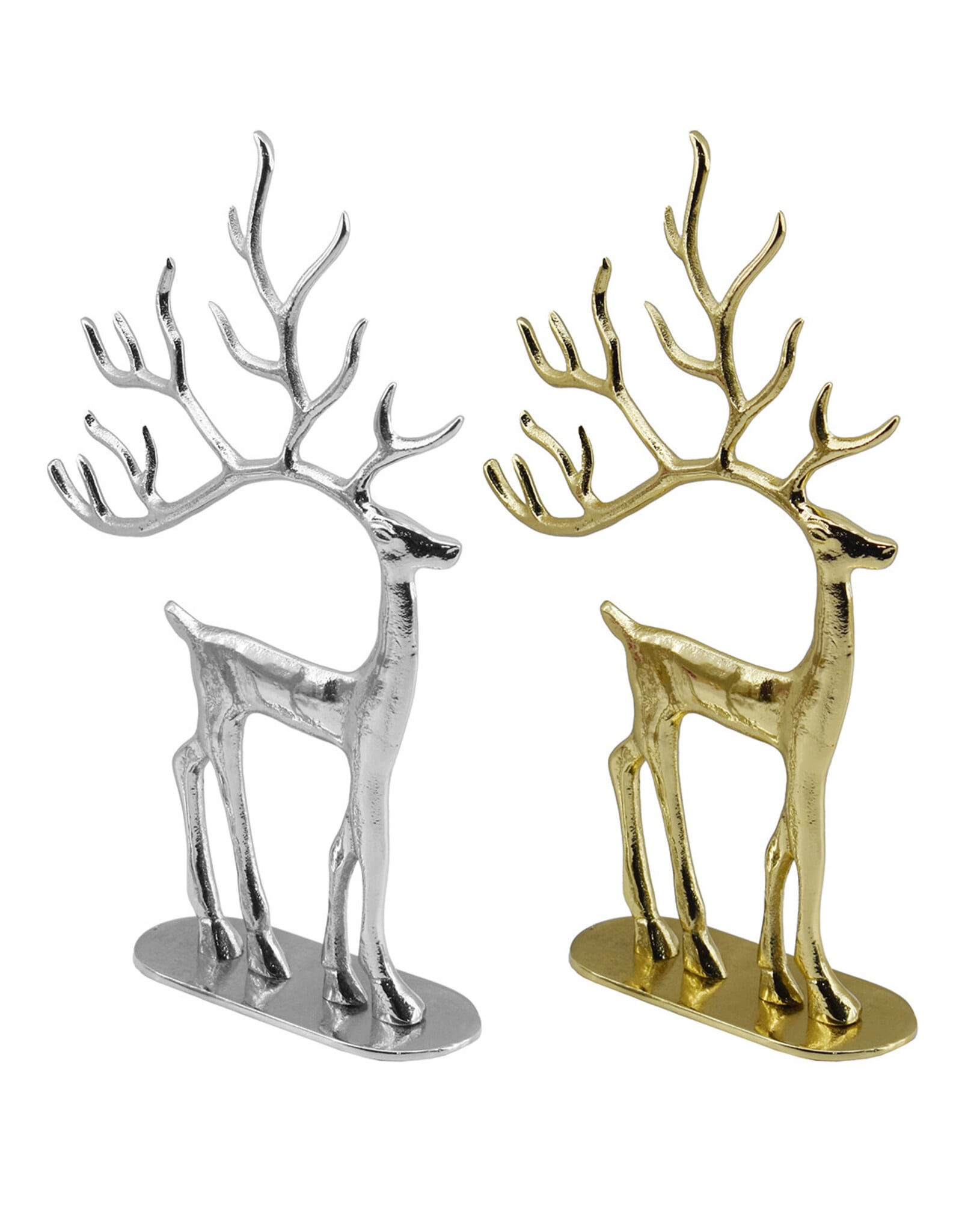 Sm Mtl Gold/Silver Deer 2 Asst