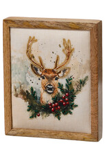 Beaded Reindeer Block