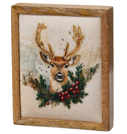 Beaded Reindeer Block