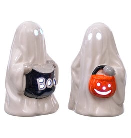 Cer Trick Or Treat Ghost Led 2 Asst