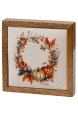 Beaded Harvest Wreath Block