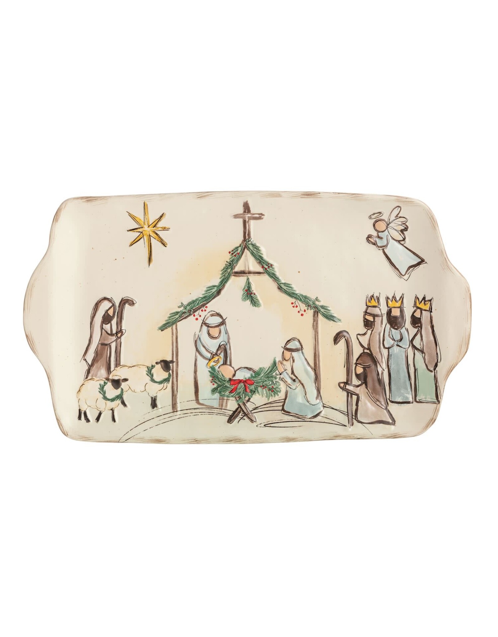40701003 NATIVITY PLATTER