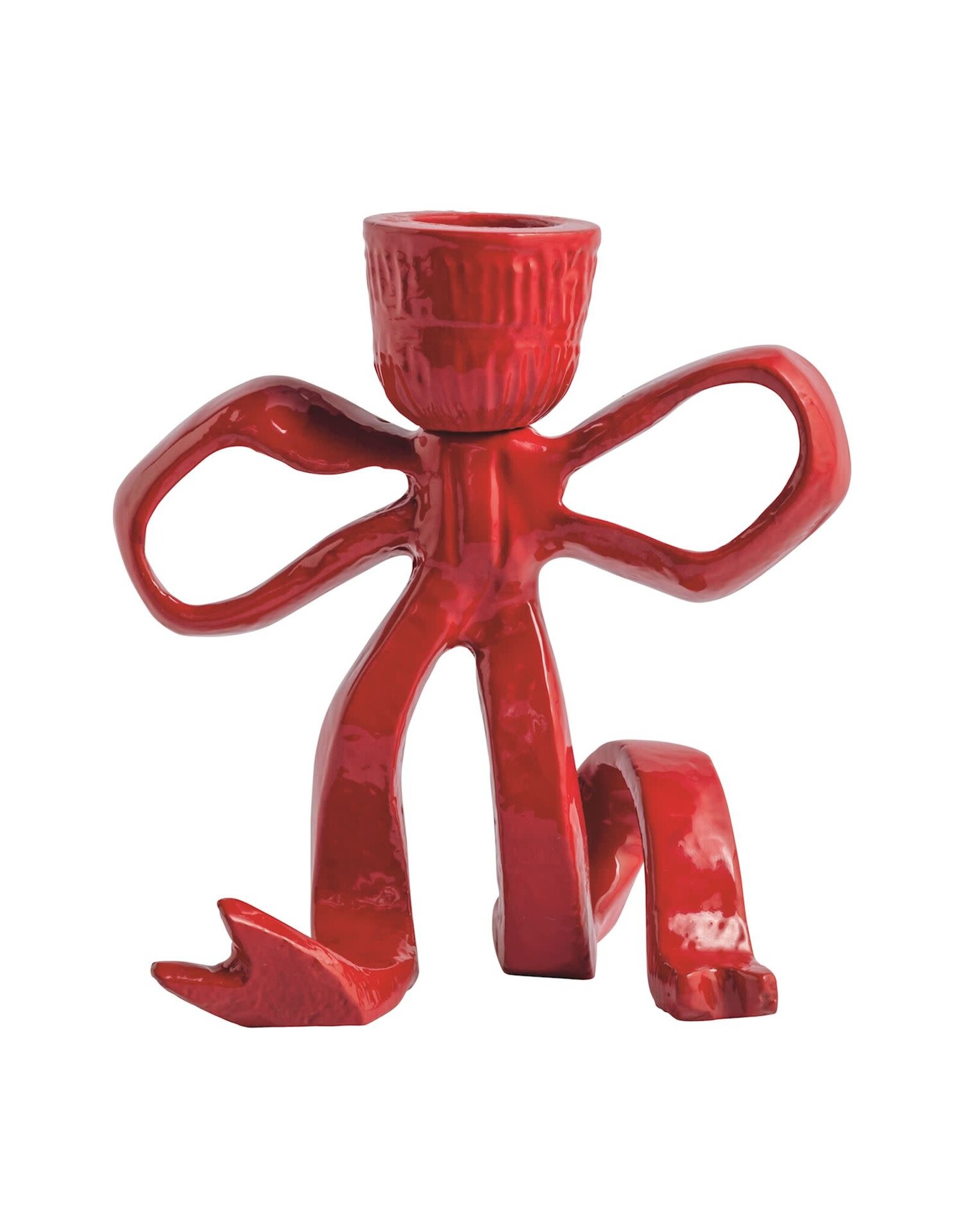 40960174S SMALL RED BOW TAPERHOLDER