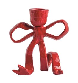 40960174S SMALL RED BOW TAPERHOLDER