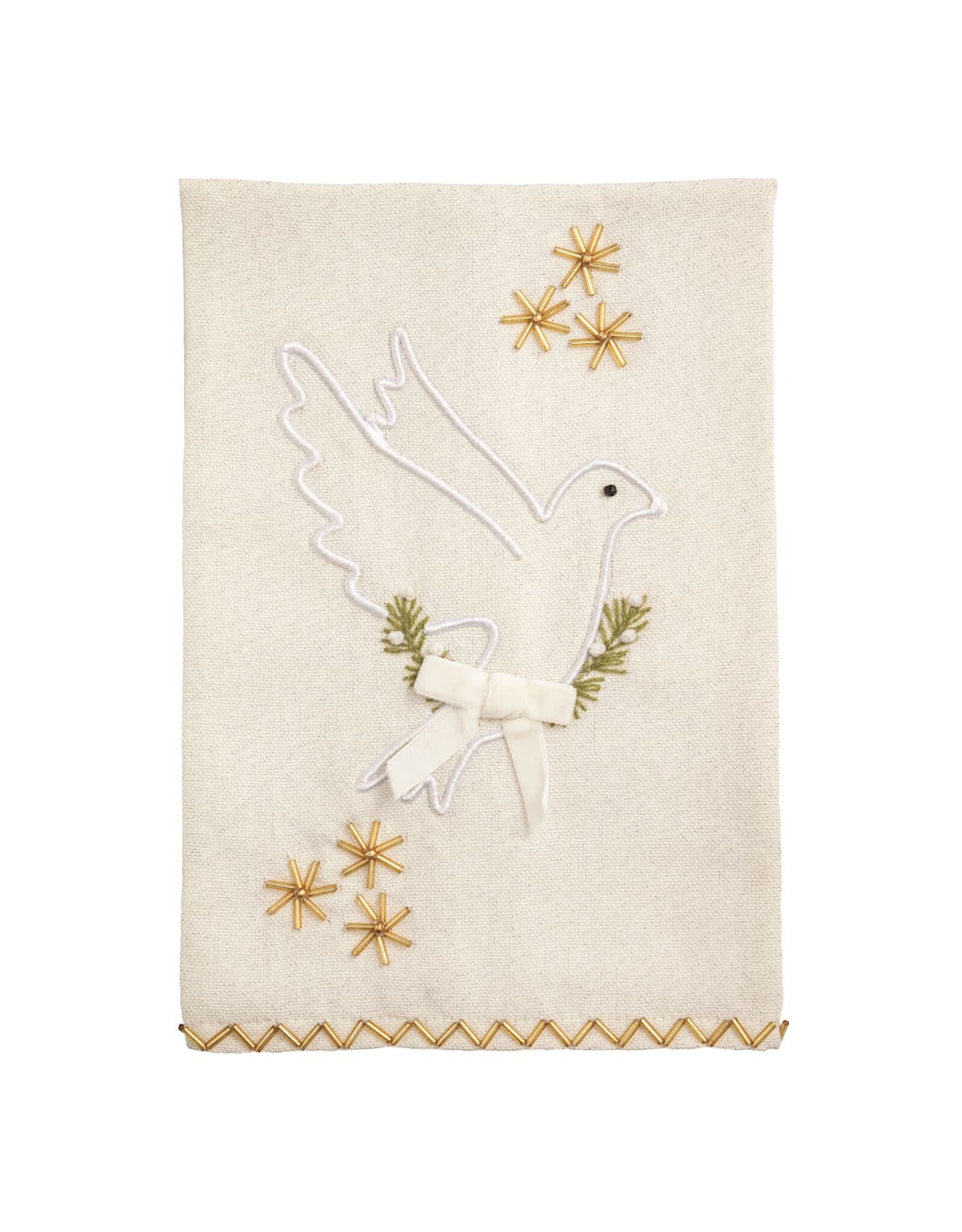 42170355D DOVE EMBROIDERED TOWEL