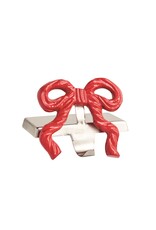 43200025 RED BOW STOCKING HOLDER