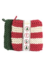 41170119R RED STRIPE SET POT HOLDER