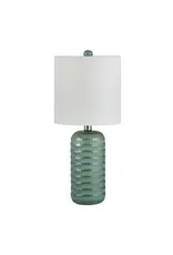 EVCBAP2975C 20.5"h turquois ceramic table lamp