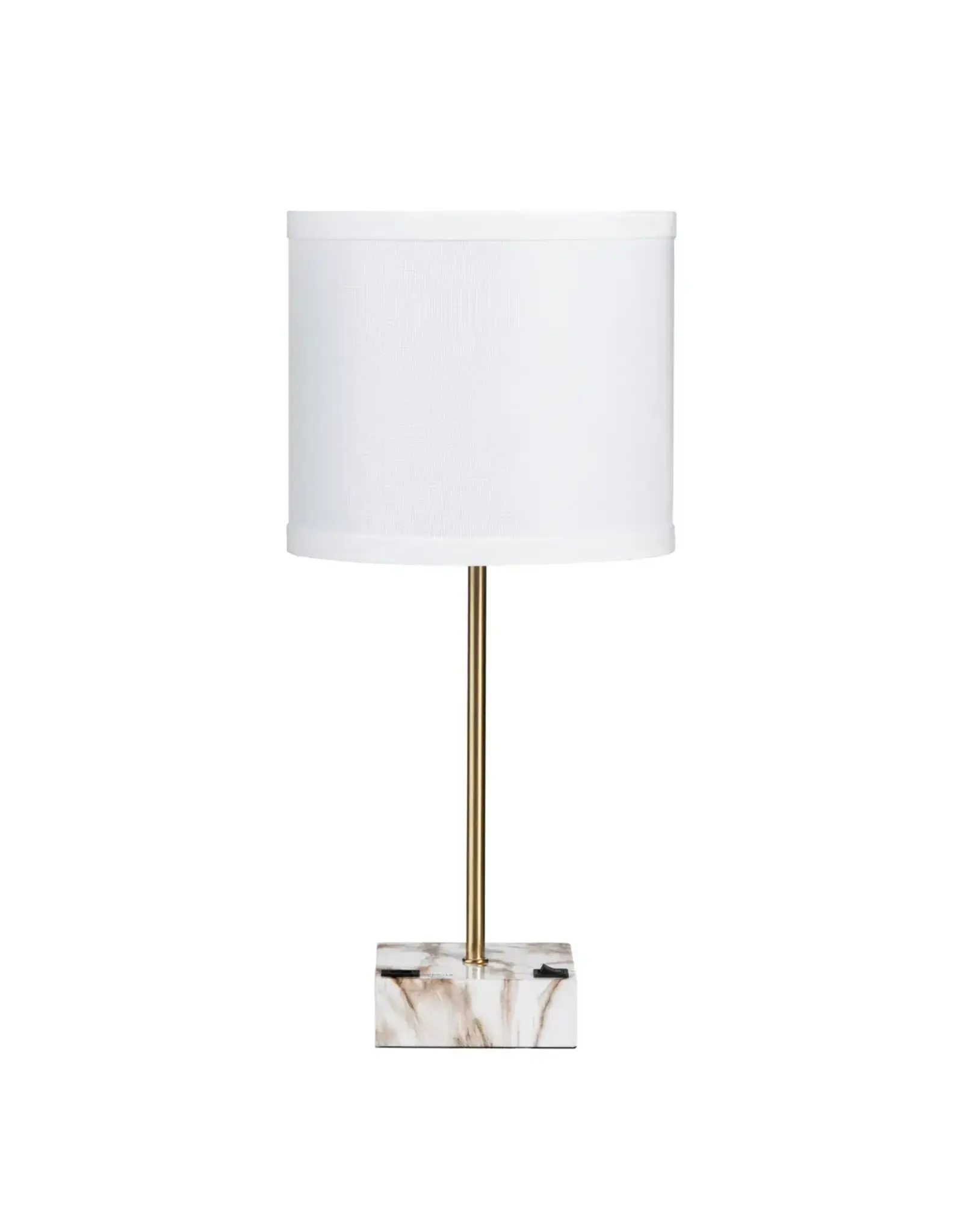 EVAER2089USB 19"TH METAL TABLE LAMP