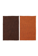 HX1995A Woven Cotton Striped Tea Towel, 2 Colors