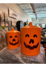 Mtl Vintage Oil Can Jack-O-Lantern Small