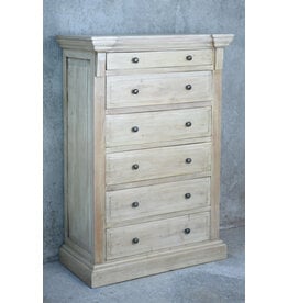 CHE173 Pompano Tallboy 6drw 37x19x56"H