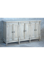 CAB1715 Credenza 6 wood carved drs 70x18x39"H