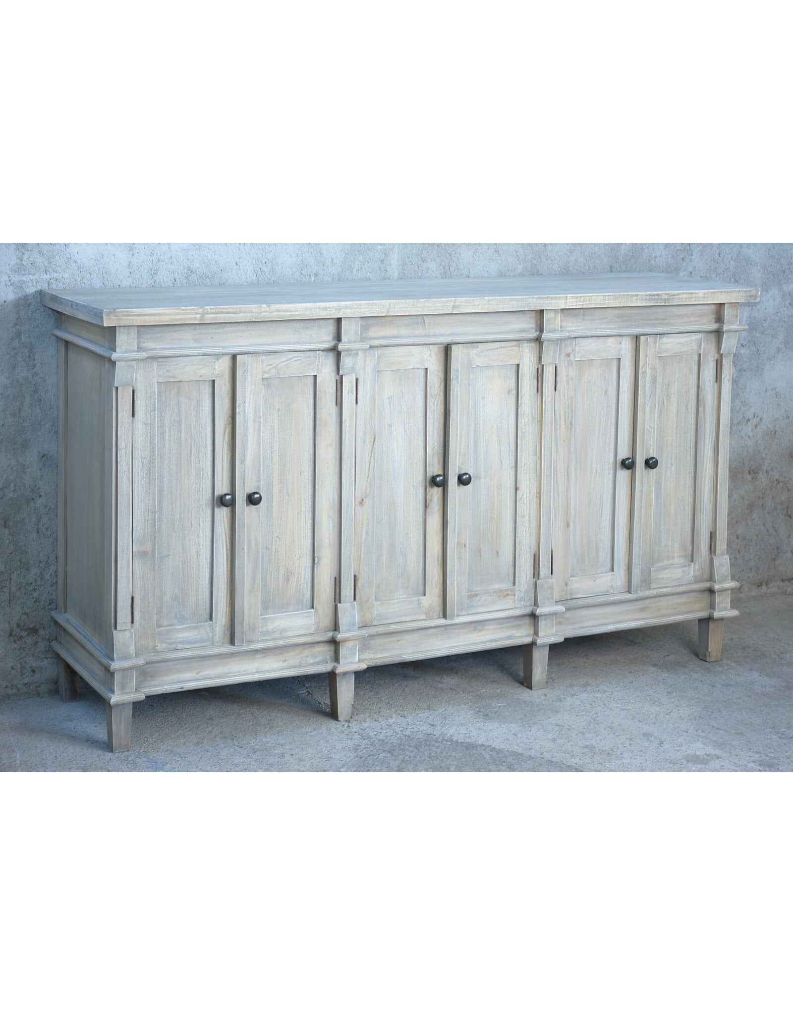 CAB1715 Credenza 6 wood carved drs 70x18x39"H
