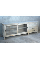 CAB656 Sandford Credenza 2GD 4drw 108x20x37"H