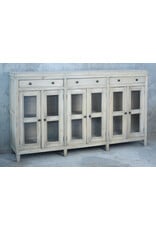 CAB660 Newport Sideboard 6GD/Adj Shelf/3drw 84x16x48"H