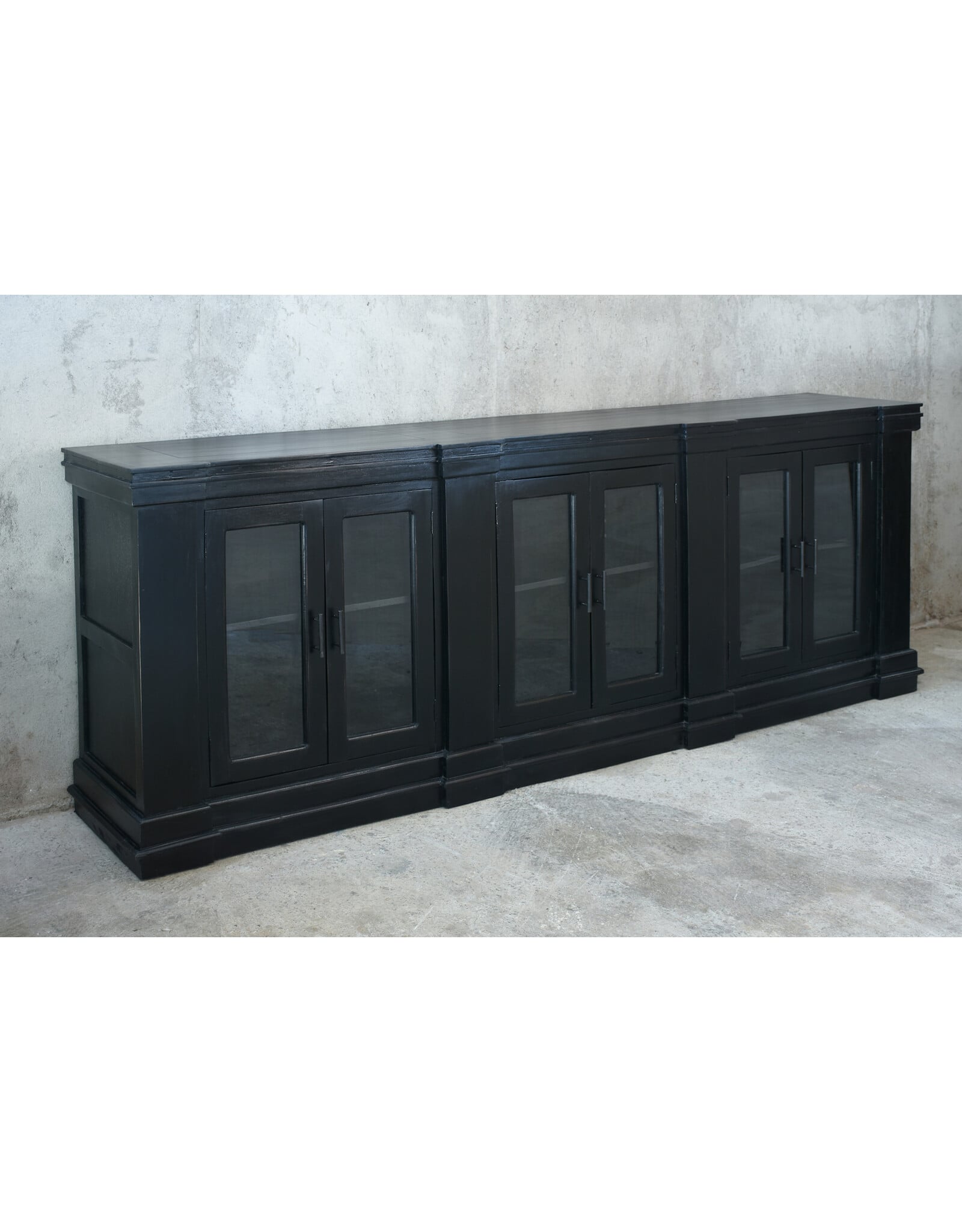 CAB661 Mayfield Credenza 6GD/adj shf 110x20x40"H