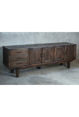 CAB682 Mid Centry Sdbrd 4dr 3drw 83x18x29"