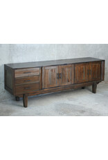 CAB682 Mid Centry Sdbrd 4dr 3drw 83x18x29"